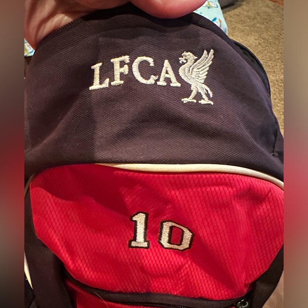 Vintage Adidas Load Spring Soccer/ Football /basketball Backpack. Red and black - Picture 2 of 8
